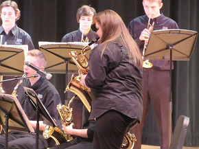 The Didsbury High School Evens Jazz Ensemble at the Heritage Music Festival in Seattle Washington.